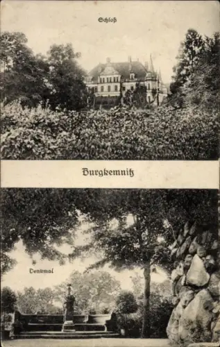 Ak Burgkemnitz Dübener Heide Sachsen Anhalt, Schloss, Denkmal, Natur,  Architektur, nmotiv