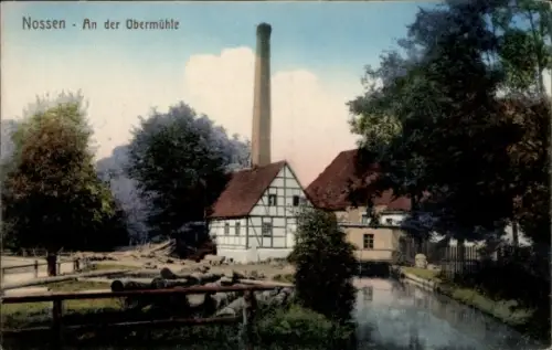 Ak Nossen in Sachsen, an der Obermühle
