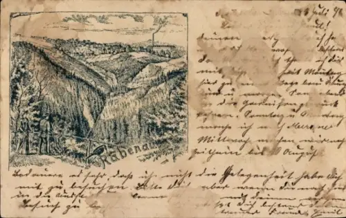 Vorläufer Rabenau im Erzgebirge, Panorama