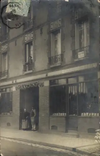 Foto Ak Sannois Val d’Oise, Geschäftshaus Praschin