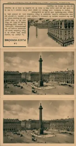 Klapp Ak Paris I, La Place Vendôme