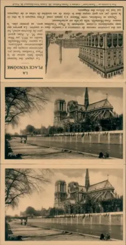 Klapp Ak Paris, Place Vendôme, Notre Dame