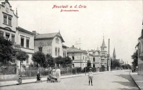 Ak Neustadt an der Orla, Bismarckstraße