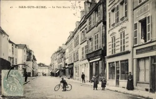 Ak Bar sur Aube, kleiner Markt