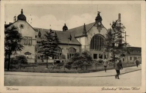 Ak Witten an der Ruhr, Bahnhof Witten-West