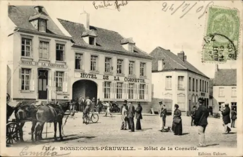 Ak Bon Secours Bonsecours Péruwelz Hennegau, Hôtel de la Cornette