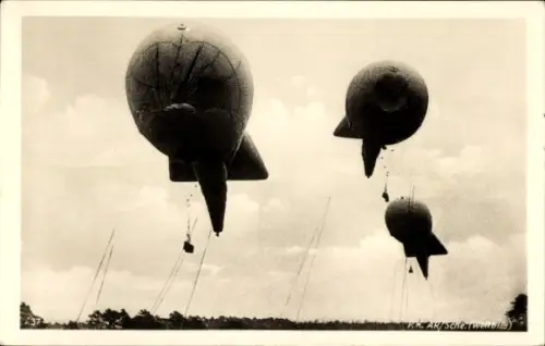 Ak Ballonsperre, Fesselballons