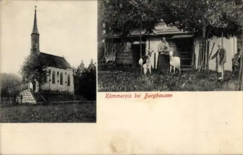 Ak Kümmernis Burghausen an der Salzach Oberbayern, Kümmerniskapelle