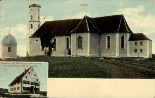 Ak Spaichingen in Württemberg, Kirche, Gasthaus auf dem Dreifaltigkeitsberg, Spaichingen