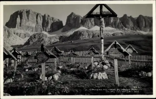 Ak Südtirol, Cimitero Militare al Passo Pordoi, Gruppo del Sella, Piz Boè, Militärfriedhof