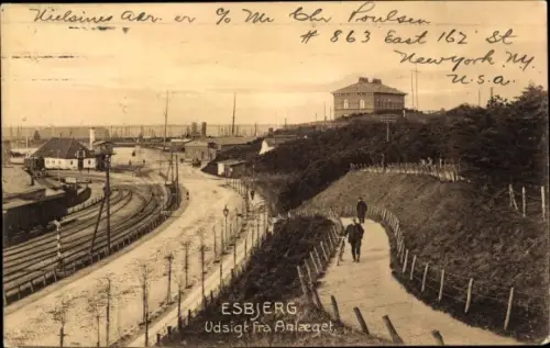 Ak Esbjerg Dänemark, Udsigt fra Anlaeget