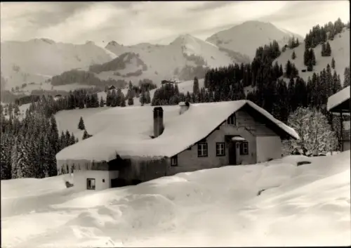 Ak Hirschegg Wäldele Walsertal Vorarlberg, Ferienheim Margarethenhöhe