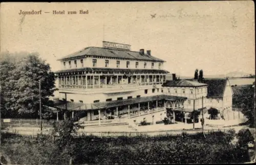 Ak Jonsdorf in Sachsen, Hotel zum Bad