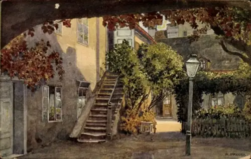 Künstler Ak Preuss, R., Wien 1 Innere Stadt, Schuberthof