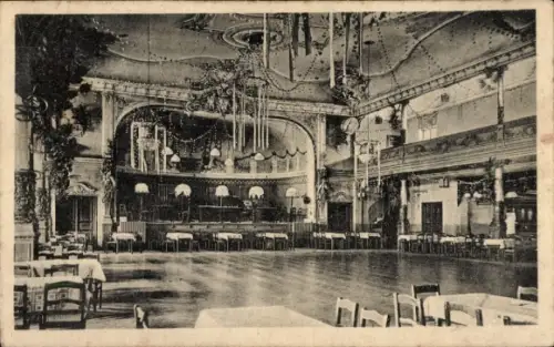 Ak Freiberg in Sachsen, Konzerthaus und Ballhaus Tivoli, Festsaal