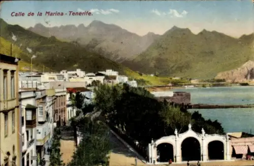 Ak Santa Cruz de Tenerife Teneriffa Kanarische Inseln Spanien, Calle de la Marina