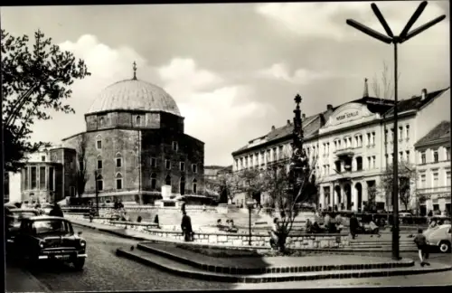 Ak Pécs Fünfkirchen Ungarn, Szechenyi ler