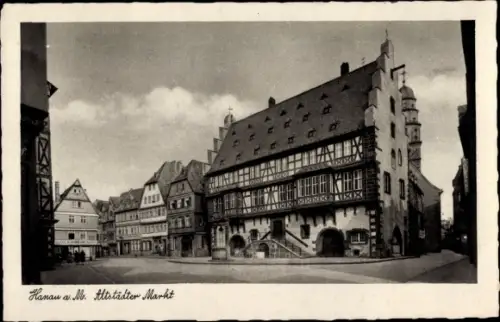 Ak Hanau am Main, Altstädter Markt