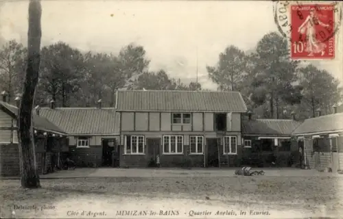 CPA Mimizan-les-Bains Landes, Quartier Anglais, les Ecuries