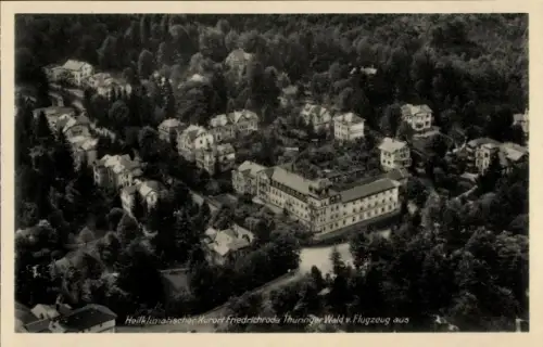 Ak Friedrichroda im Thüringer Wald, Fliegeraufnahme