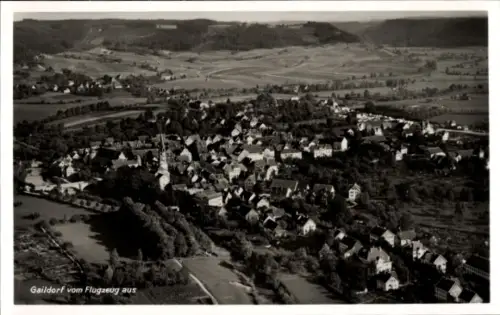 Ak Gaildorf am Kocher Württemberg, Luftaufnahme von  Häuser, Landschaft