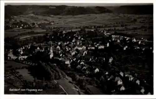Ak Gaildorf am Kocher Württemberg, Luftaufnahme von  Häuser, Landschaft