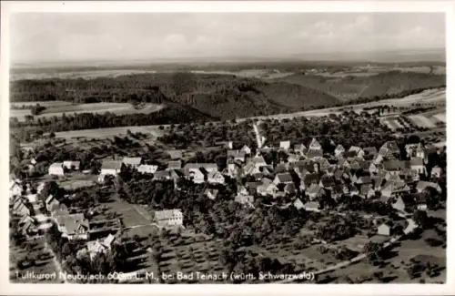 Ak Neubulach im Schwarzwald, Luftaufnahme  Schwarzwald, 600 m, bei Bad Teinach