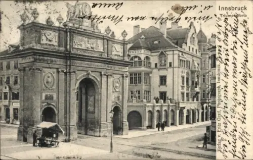 Ak Innsbruck Tirol, Triumphpforte