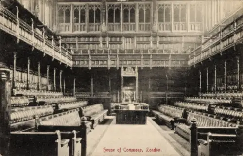 Ak London City England, Unterhaus