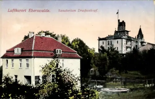 Ak Eberswalde, Forsthaus Bornemannspfuhl, Luftkurort  Sanatorium Drachenkopf