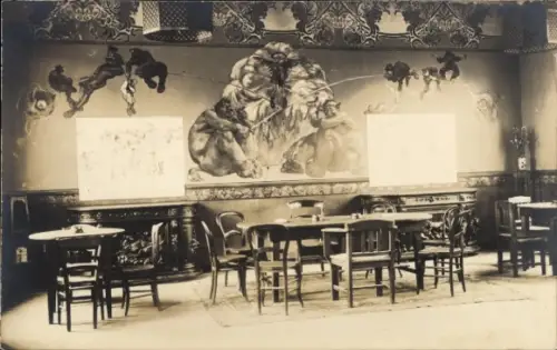 Ak Suzoy Oise, Offizier-Kasino, Innenansicht