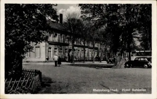 Ak Rheinsberg in der Mark, Hotel Ratskeller