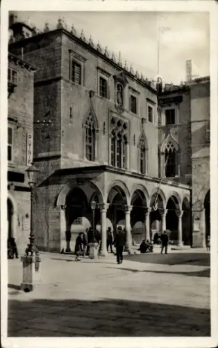 Ak Ragusa Dubrovnik Kroatien, Raguse, Dalmatie, Altes Münzhaus,  Architektur