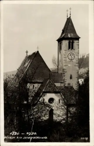 Foto Ak Wien 19 Sievering, Kirche