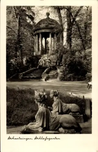 Ak Schwetzingen in Baden, Schlossgarten