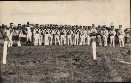 Ak Groningen Niederlande, Historisch-allegorische Optocht, 10. September 1913, Festzug, Soldaten