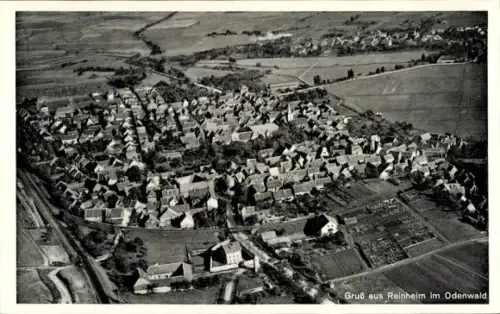 Ak Reinheim in Hessen, Fliegeraufnahme