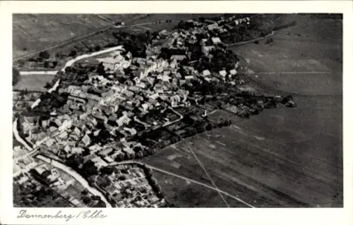 Ak Dannenberg an der Elbe, Fliegeraufnahme
