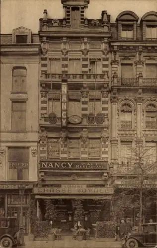 Ak Antwerpen Flandern, Café de Nancy, Inh. H. Treffot, 15 Avenue de Keyser