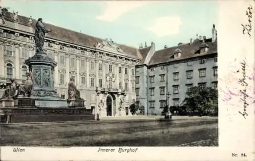 Ak Wien 1 Innere Stadt, Innerer Burghof, Denkmal