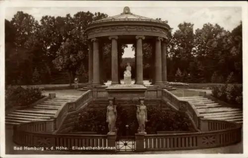 Ak Bad Homburg vor der Höhe im Taunus Hessen, Elisabethenbrunnen