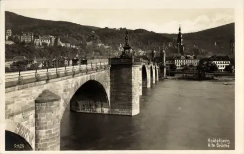 Ak Heidelberg am Neckar,  Alte Brücke