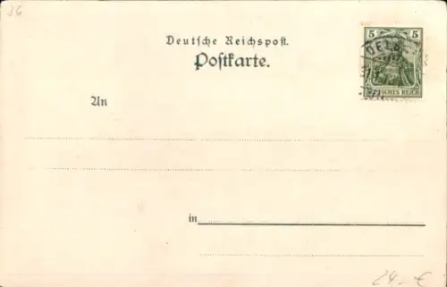 Litho Rüdesheim am Rhein, Niederwald Nationaldenkmal, Burg Rheinstein