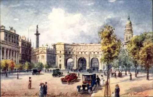 Künstler Ak London City England, New Admiralty Arch, The Mall