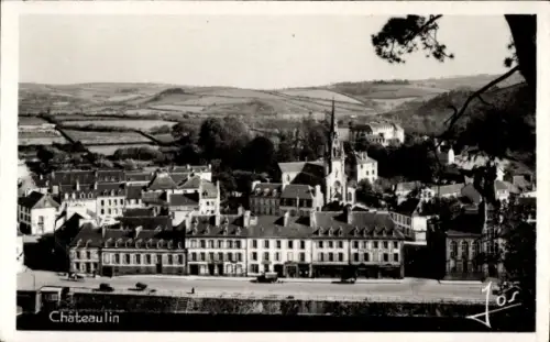 Ak Chateaulin Finistère, Quai des Nantes, Quartier de l'Eglise, la Plaine