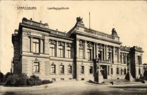Ak Strasbourg Straßburg Elsass Bas Rhin, Landtagsgebäude
