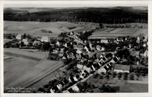 Ak Lauffen b. Rottweil a. Neckar Deißlingen, Fliegeraufnahme