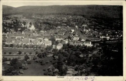 Ak Leimen bei Heidelberg Baden, Gesamtansicht