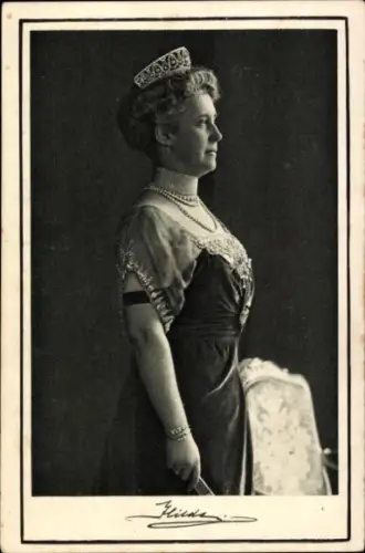 Ak Hilda von Nassau, Großherzogin von Baden, Badischer Landesverein vom Roten Kreuz