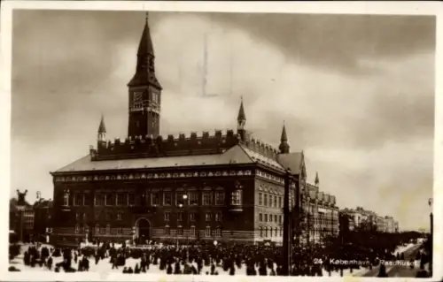 Ak København Kopenhagen Dänemark, København, Raadhuset